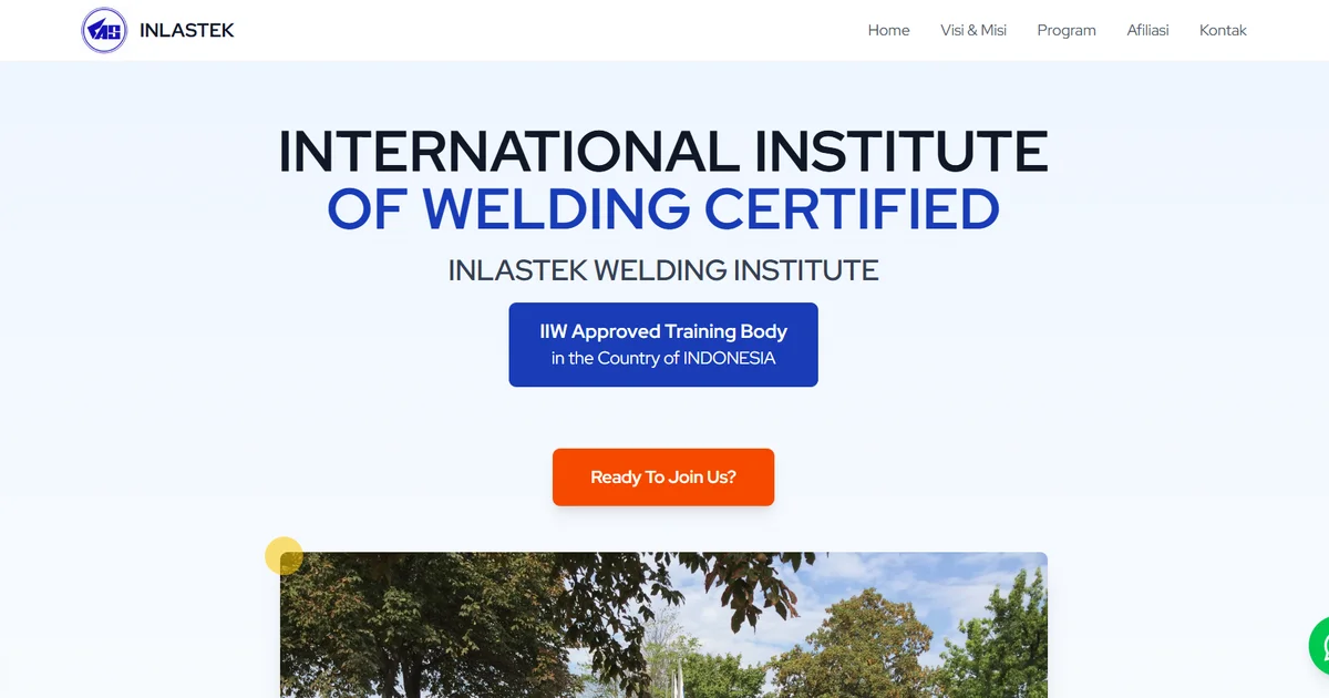 Landing Page Company Profile