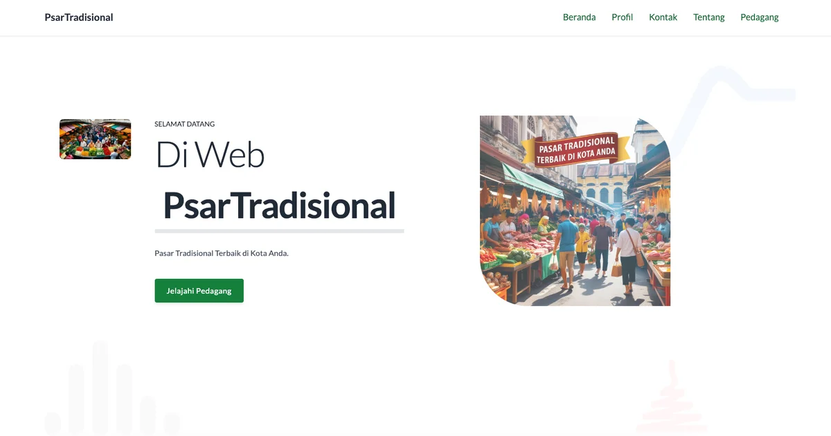 Website CMS Profile Pasar